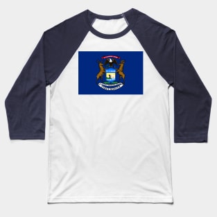 Flag of Michigan Baseball T-Shirt